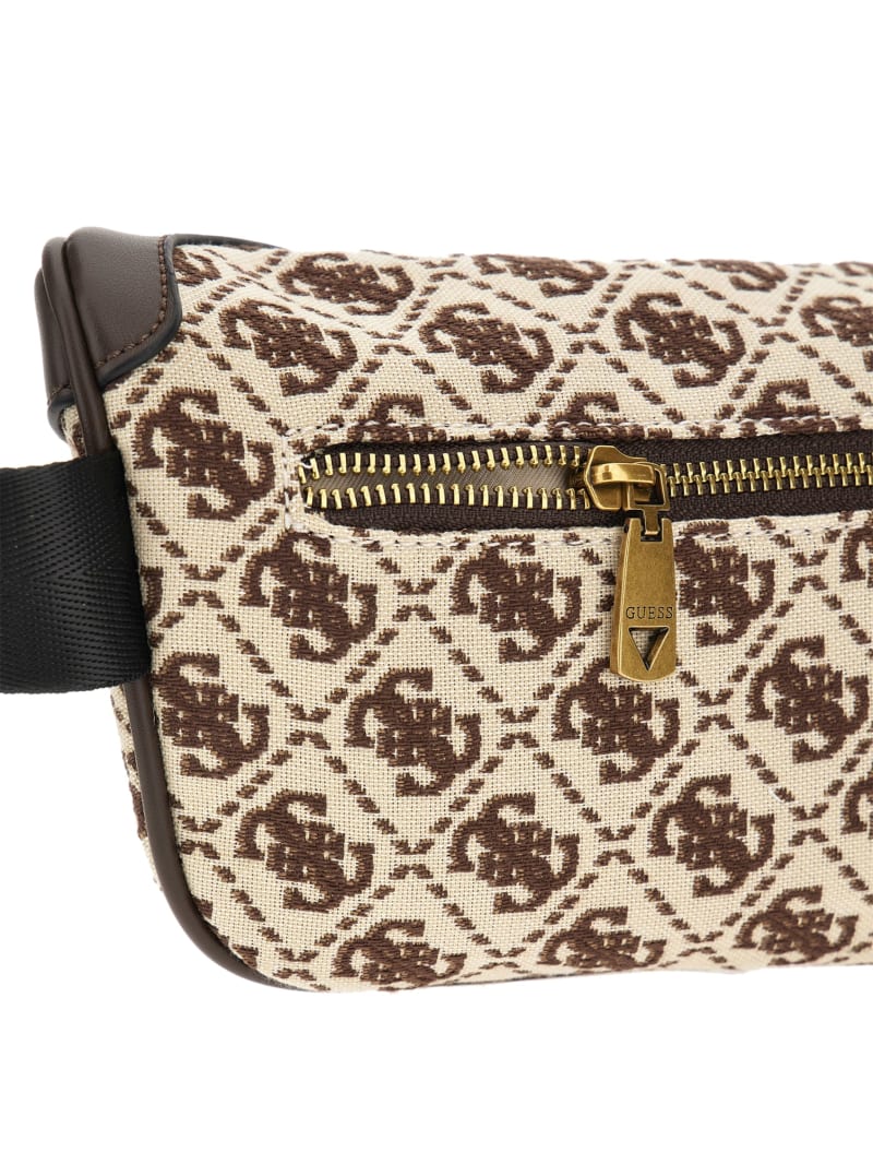 Guess Quattro G Compact Fanny Pack - Brown