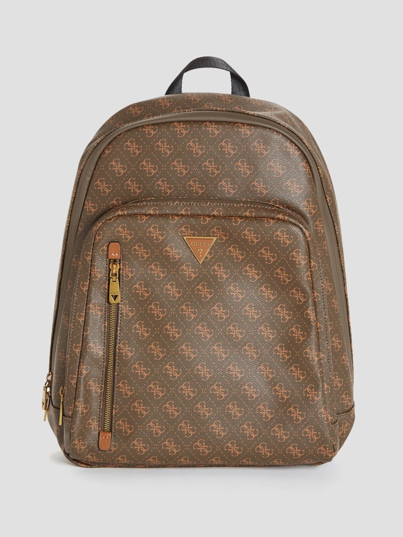 Guess Vezzola Smart Backpack - Brown/Mustard Guess Vezzola Smart Backpack - Brown/Mustard