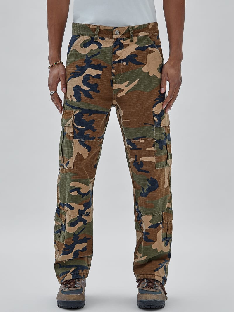 Guess GUESS Originals Ripstop Cargo Pants - Surplus Camo Guess GUESS Originals Ripstop Cargo Pants - Surplus Camo