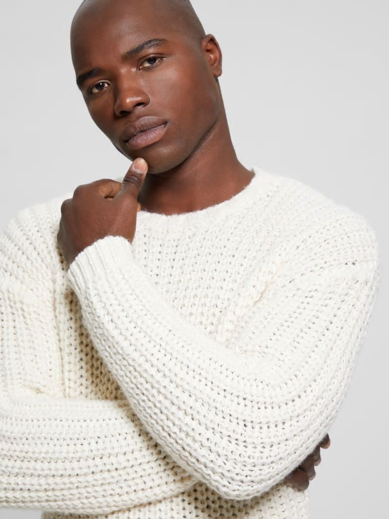 Guess Eco Wool-Blend Grayson Sweater - Quicksand Guess Eco Wool-Blend Grayson Sweater - Quicksand