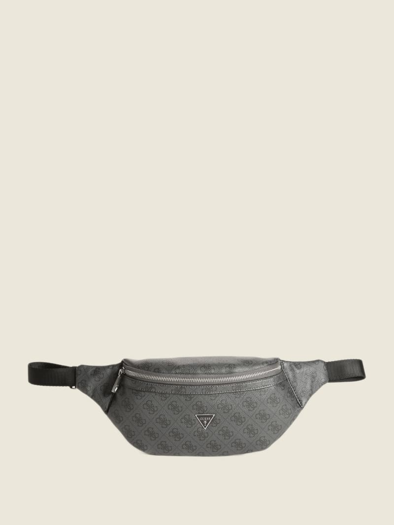 Guess Vezzola Smart Belt Bag - Black Floral Print Guess Vezzola Smart Belt Bag - Black Floral Print