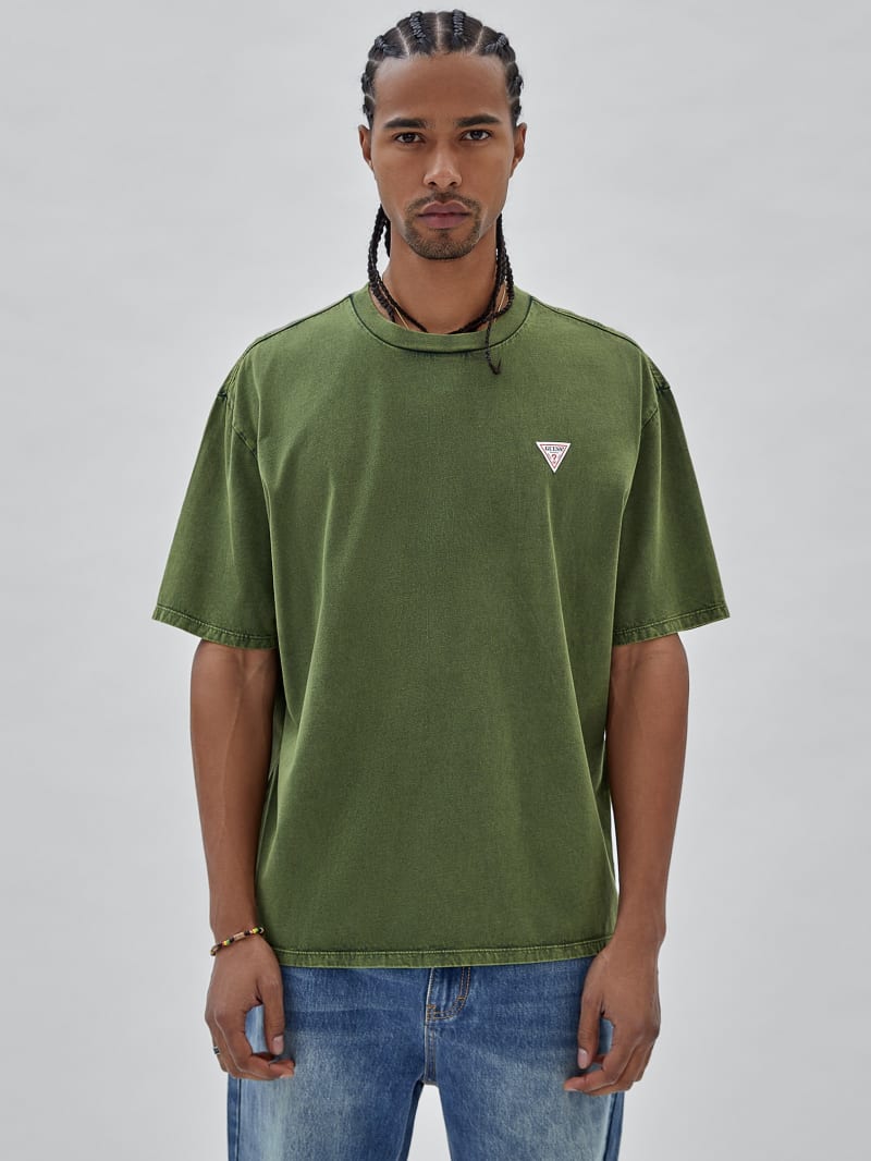 Guess GUESS Originals Signature Tee - Peyote Green Multi Guess GUESS Originals Signature Tee - Peyote Green Multi