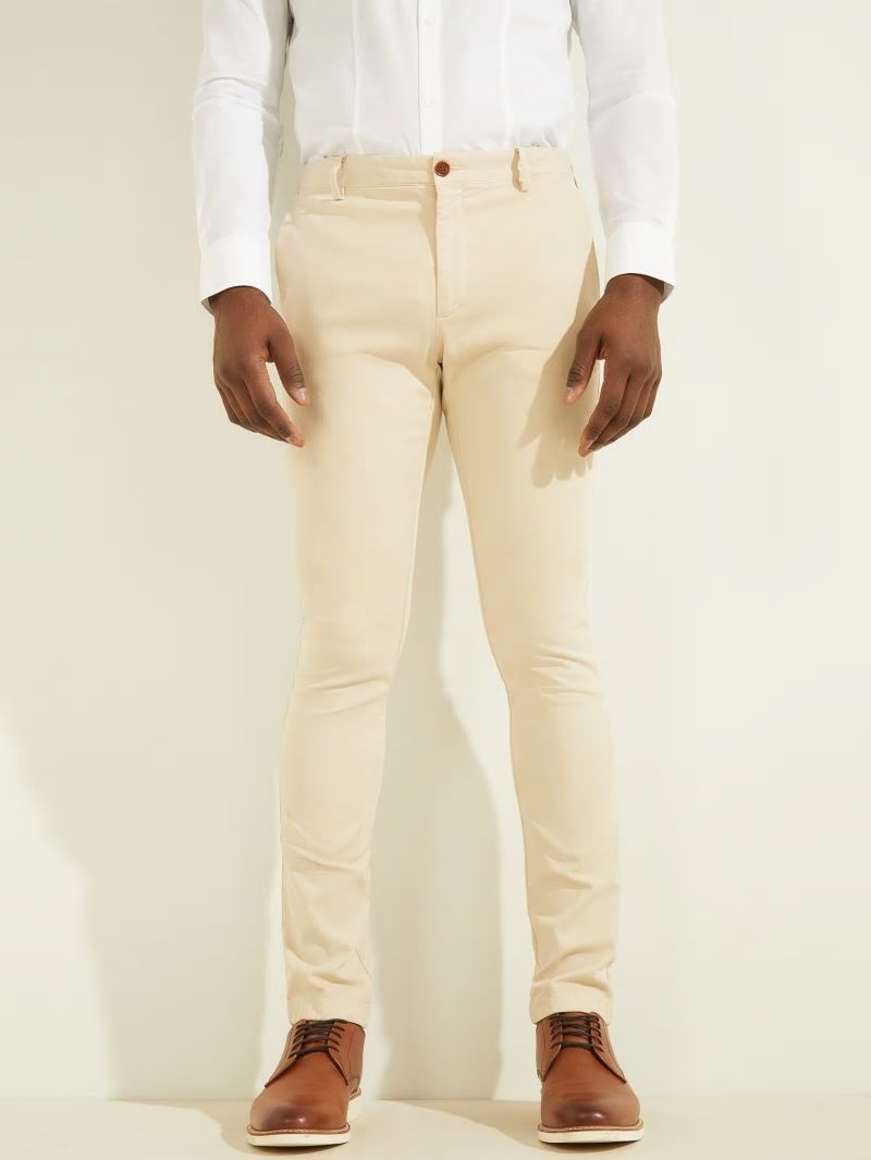Guess Easy Chino Pant - Quicksand Guess Easy Chino Pant - Quicksand