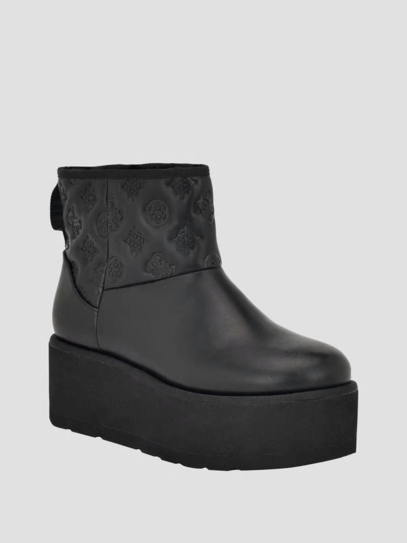 Guess Jilla Platform Bootie - Black 002 Guess Jilla Platform Bootie - Black 002