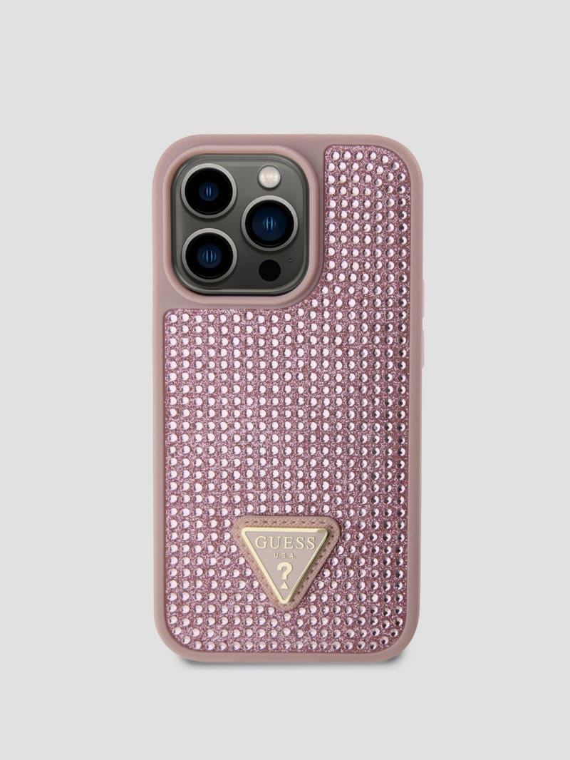 Guess Rhinestone iPhone 14 Pro Case - Silver Guess Rhinestone iPhone 14 Pro Case - Silver