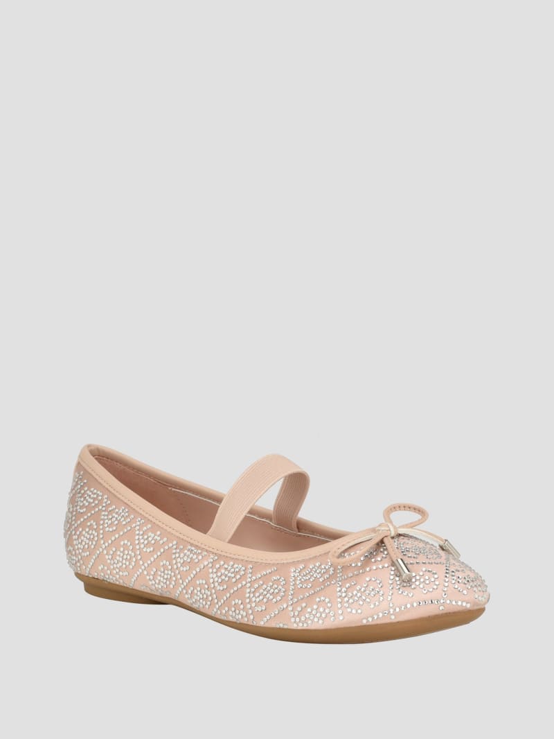 Guess Kairo Single-Strap Ballet Flats - Light Natural 110 Guess Kairo Single-Strap Ballet Flats - Light Natural 110