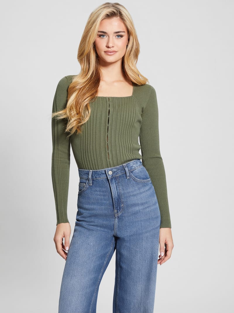 Guess ALLIE LS CARDI SWTR - Isle Wash 32" Guess ALLIE LS CARDI SWTR - Isle Wash 32"