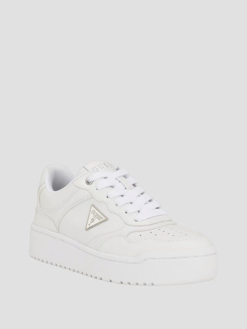 Guess Miram Two-Tone Sneakers - White Guess Miram Two-Tone Sneakers - White