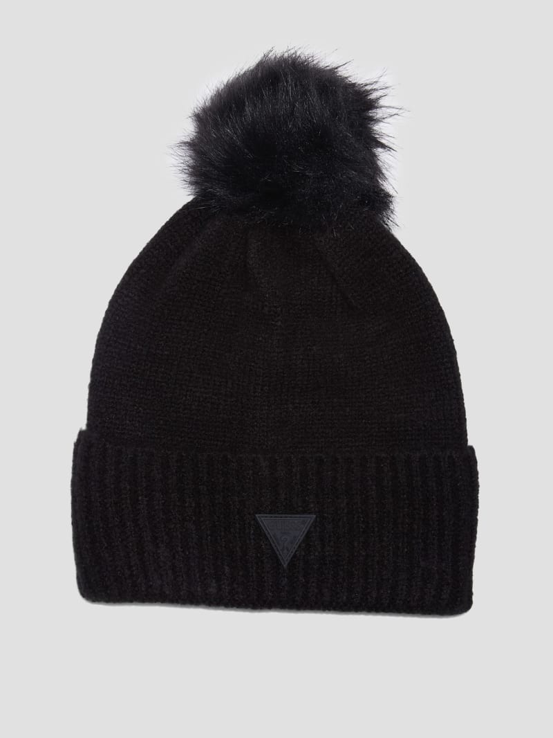 Guess Zoe Pom Beanie - Black Guess Zoe Pom Beanie - Black